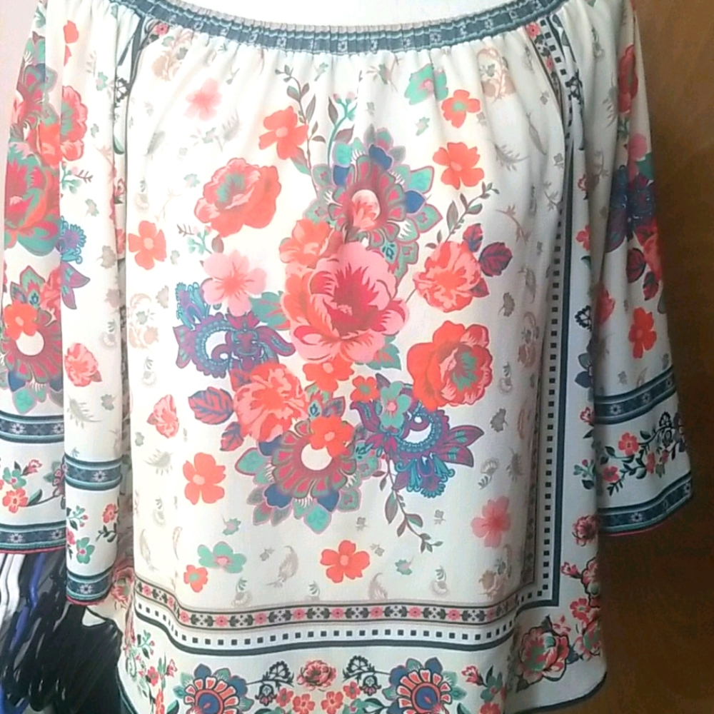 Boho Floral Top